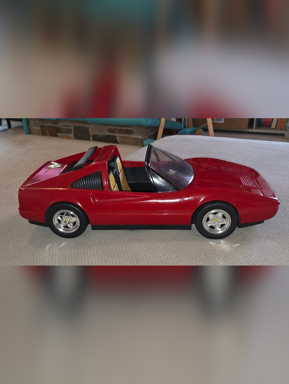 1986 Vintage Mattel Red Barbie Ferrari Convertible Car